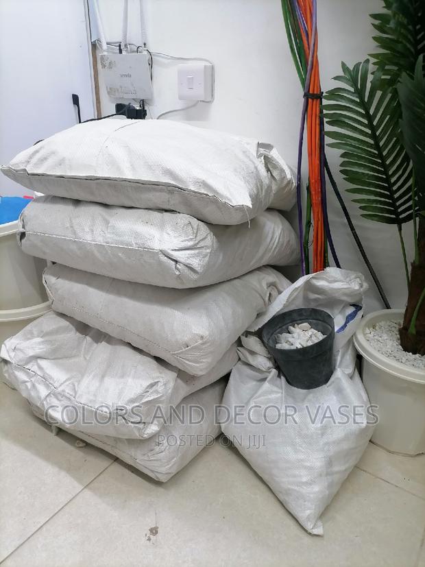 White Pebble Stones 30kg Indoor and Outdoor Decor on Offer