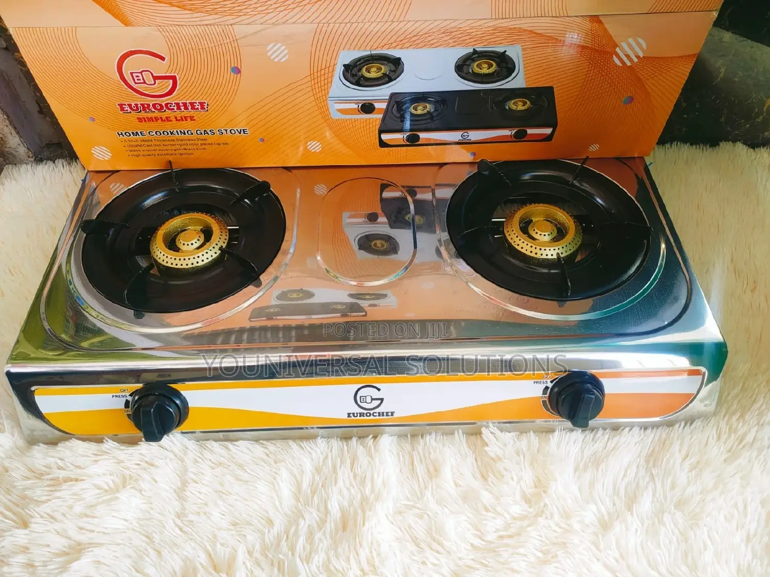 2 Burner Eurochef Table Top Cooker