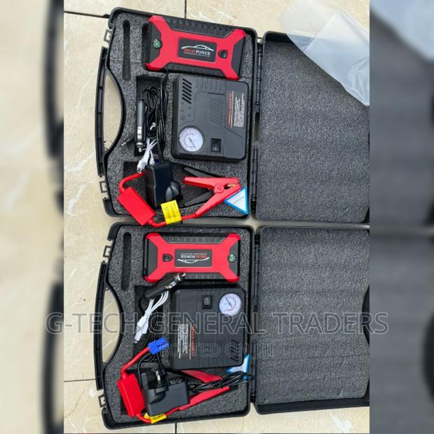 Generic Portable Car Jump Starter Kit With Air Compressor - main view