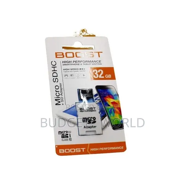 Boost 32gb High Performance Memory Card