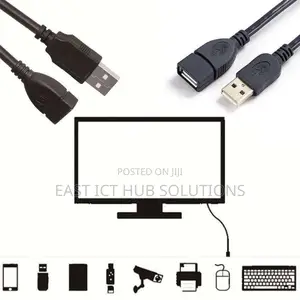 USB Extension Cable 2.0 Male To Female Data Sync Extender Charger Conc