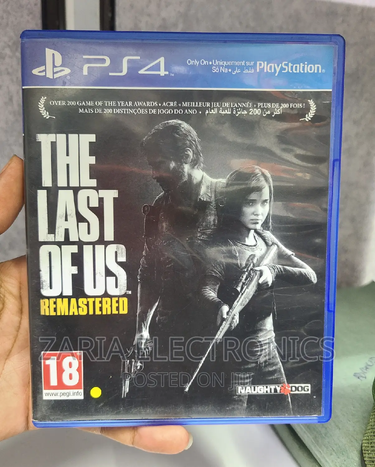Ps4 the Last of Us Remarstand Used