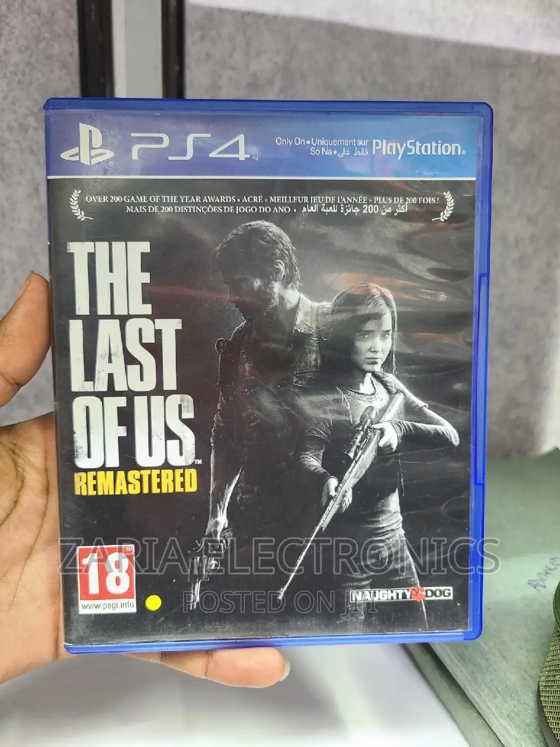 Ps4 the Last of Us Remarstand Used