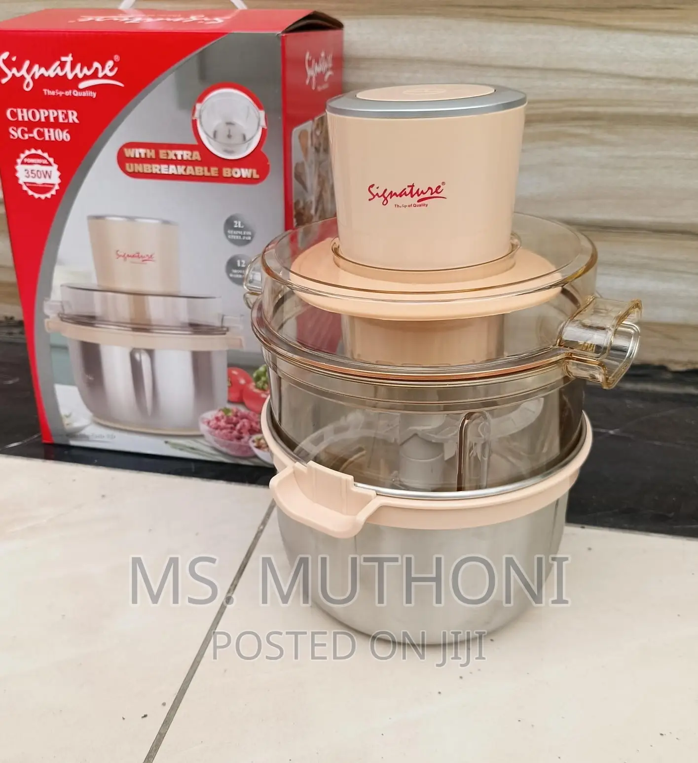 High Quality Electric Chopper* With 2 Bowls