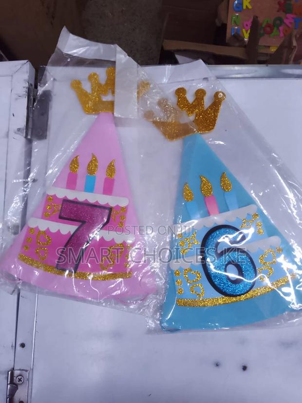 Number Birthday Hats