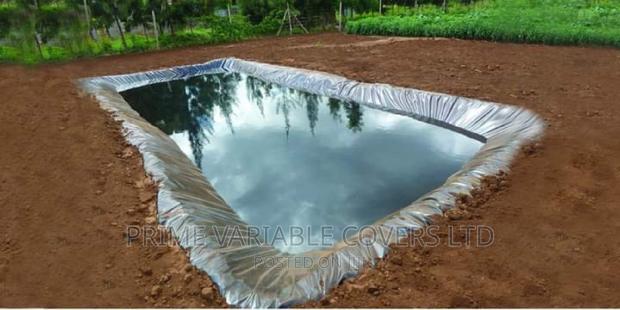 Smartly Installed Dam Liner in a Dam - main view