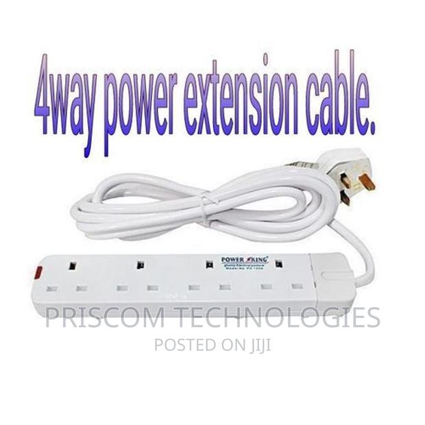Power King 4 Way Extension Cable, 4 Way Extension Socket 3M - main view