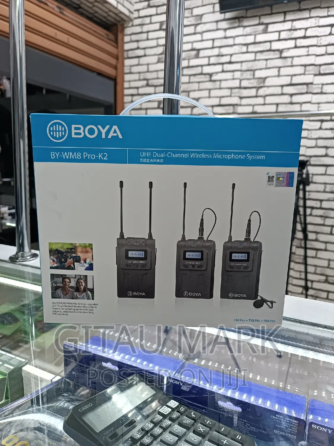 Boya by-Wm8 Pro- Dual Wireless Microphone