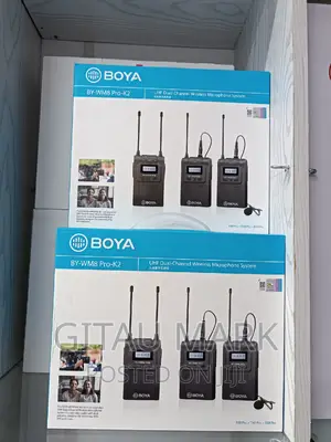Boya by-Wm8 Pro- Dual Wireless Microphone