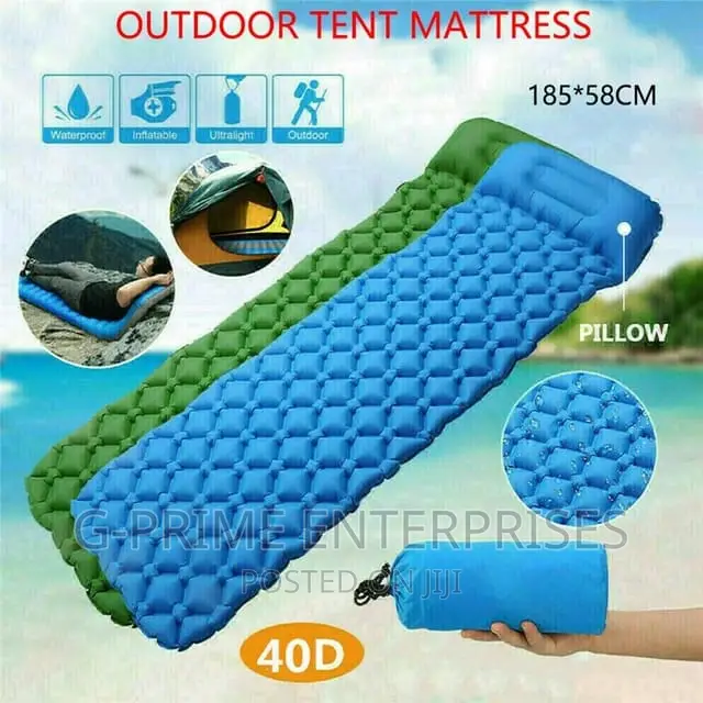 Inflatable Camping Mat /Single Air Mat for Camping Tents