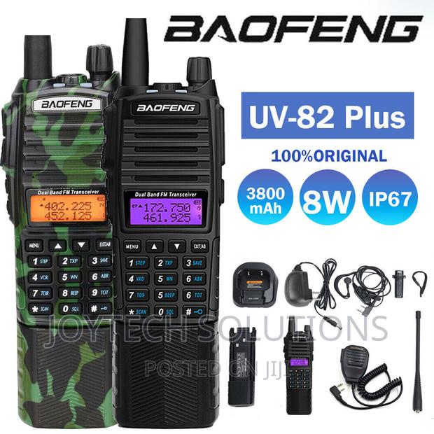 Dual Uv82+ Plus Radiocall. ( Pair )Waikie Taikie.