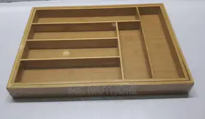 Multifunctional Big Expandable Bamboo Drawer Organizer