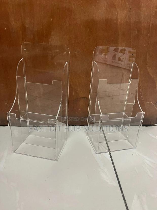 Clear Acrylic Poaches for Slips and Storage Purposes