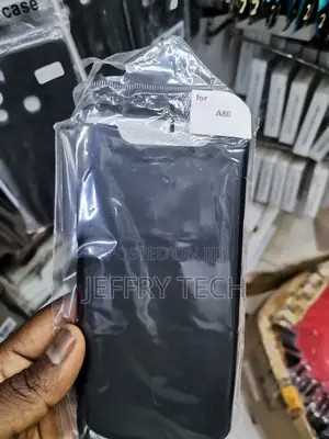Samsung Galaxy A80 Case - Silicone Case - Black
