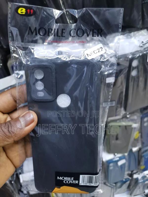 Nokia C22 Silicone Case TPU Black - main view