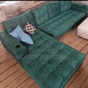 Green L Sofa