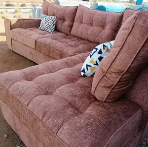 Brown L Sofa