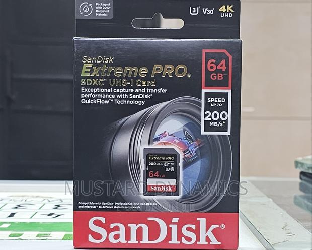 Extreme Pro SD 64gb - main view