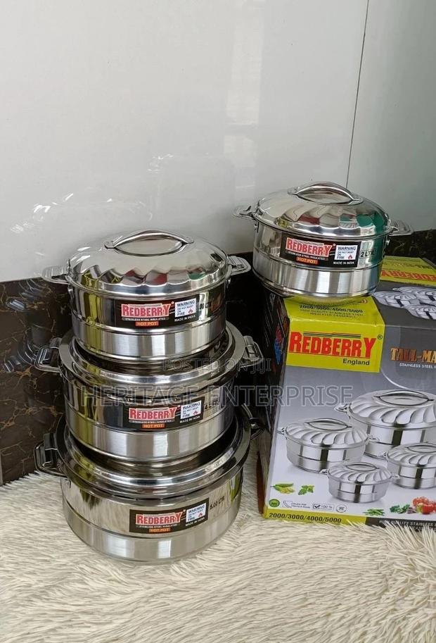 Hotpot Hotpots,-Redberry Stainless Steel 4 Pieces Hotpots.