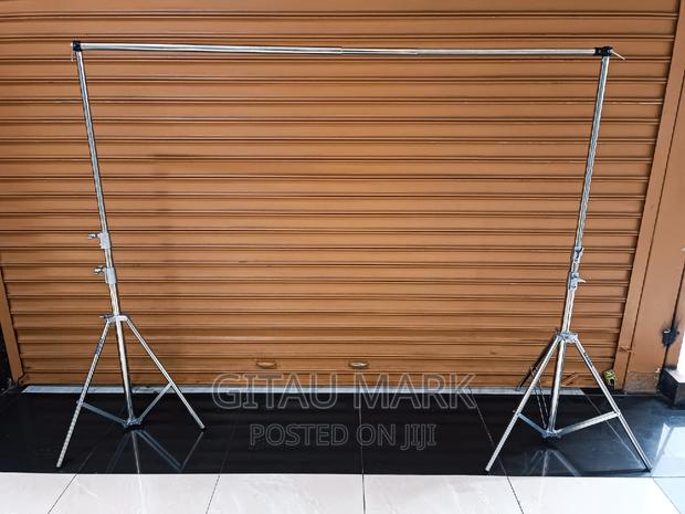 Backdrop Stand Silver 2.8m High and 3m Wide