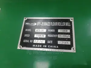 Maize Flour Roller Mill -Quality Assurance With 10hp Motor
