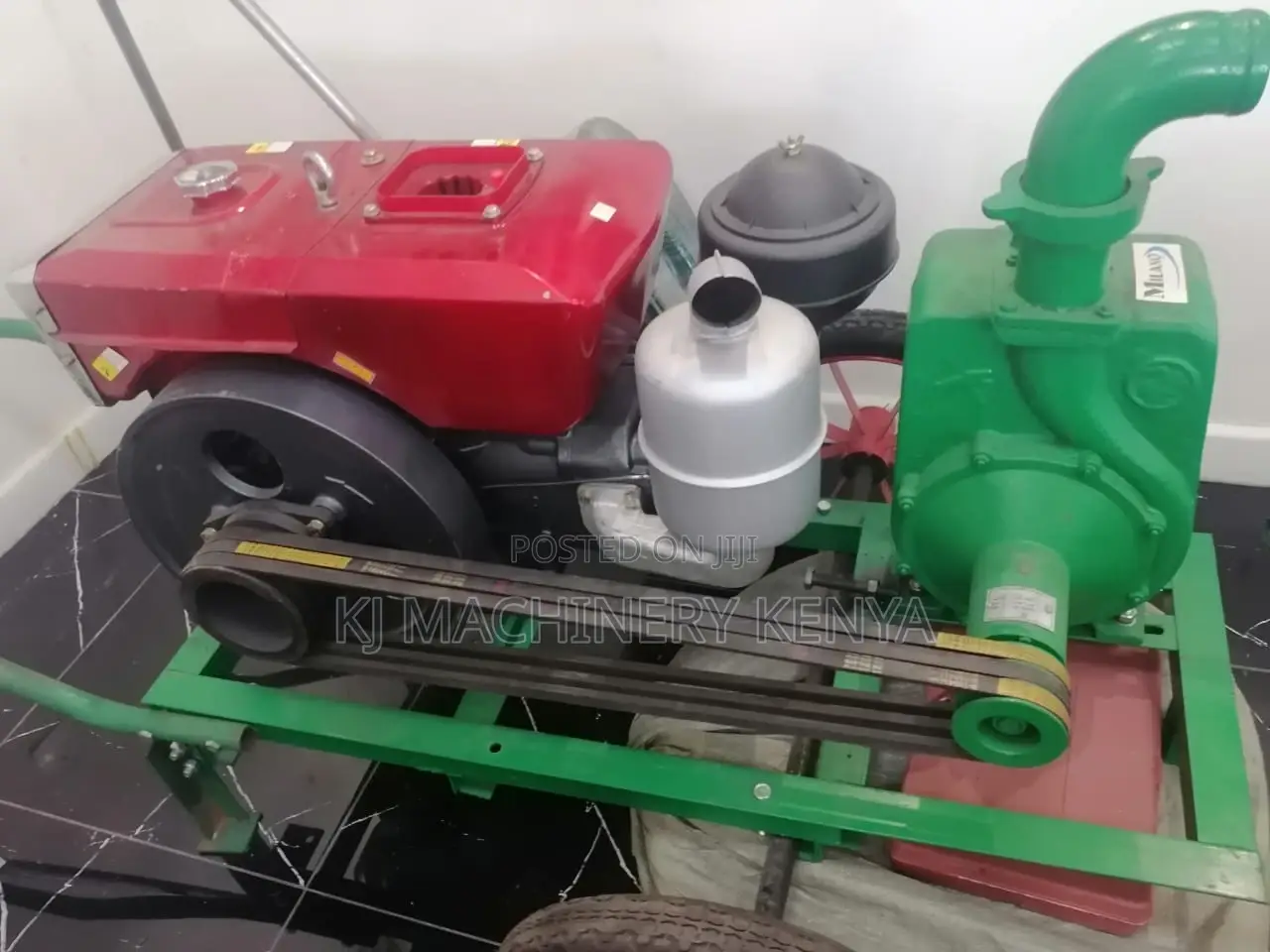 High Pressure Diesel Power JD Water Engine With Bare Pump