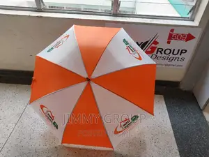 Red / White, Maroon/ White Umbrellas  Branding, Printing