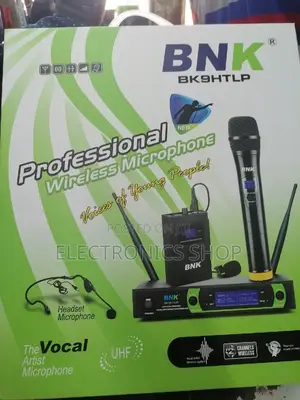 BNK Bk9h 3 In1 Prophesaional Wireless Mic