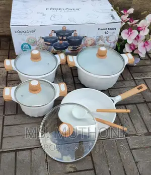 10pcs Premium Original Granite Cookware Set*
