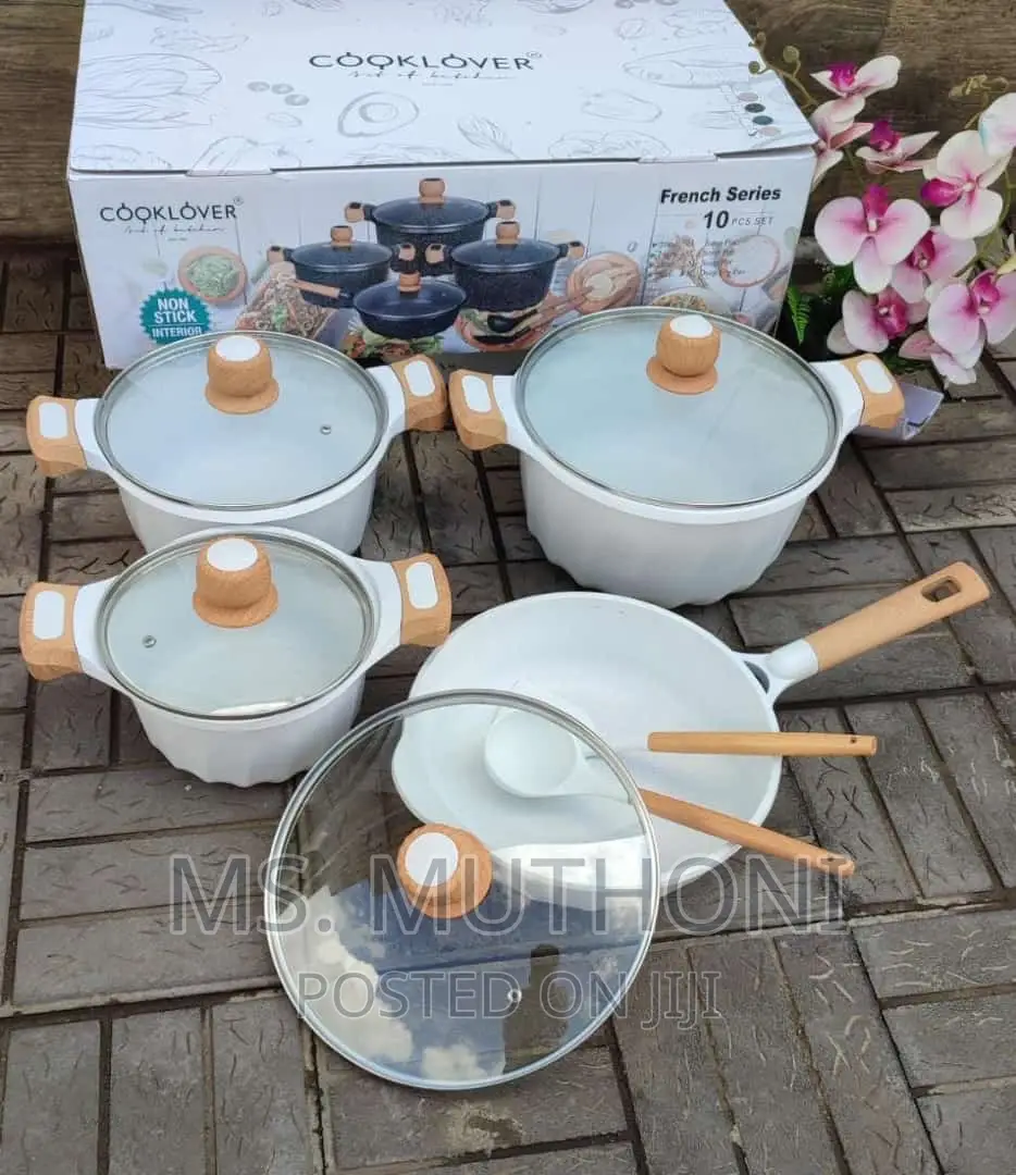 10pcs Premium Original Granite Cookware Set*