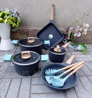 *15 Pieces Granite Cookware Set With Induction Bottom - thumbnail 2