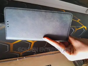 Black Redmi 13C Leather Cover