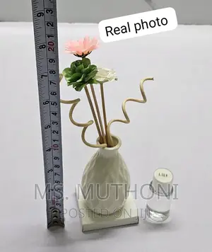 Decorative Flowers Ceramic Vase Reed Diffuser Essential Oil