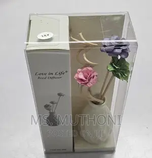 Decorative Flowers Ceramic Vase Reed Diffuser Essential Oil