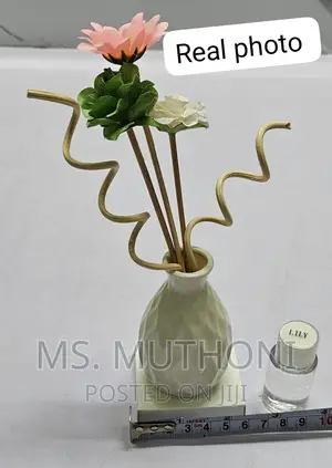 Decorative Flowers Ceramic Vase Reed Diffuser Essential Oil