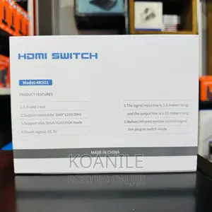 5 Port HDMI Switch (Hdmi Switcher)