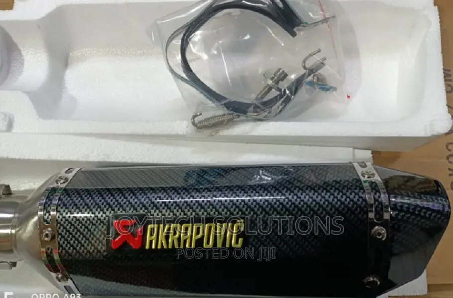 IMPORTED Motorcycle Exhaust Bike Powerful Black