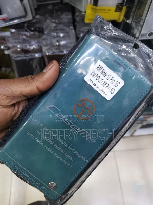 Xiaomi Poco X5 Pro Case, Thin Slim Folio Flip Leather Magnet - thumbnail 3