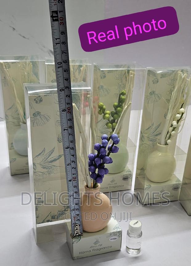 Decorative Flowers Ceramic Vase Reed Diffuser With 50ml - thumbnail 2