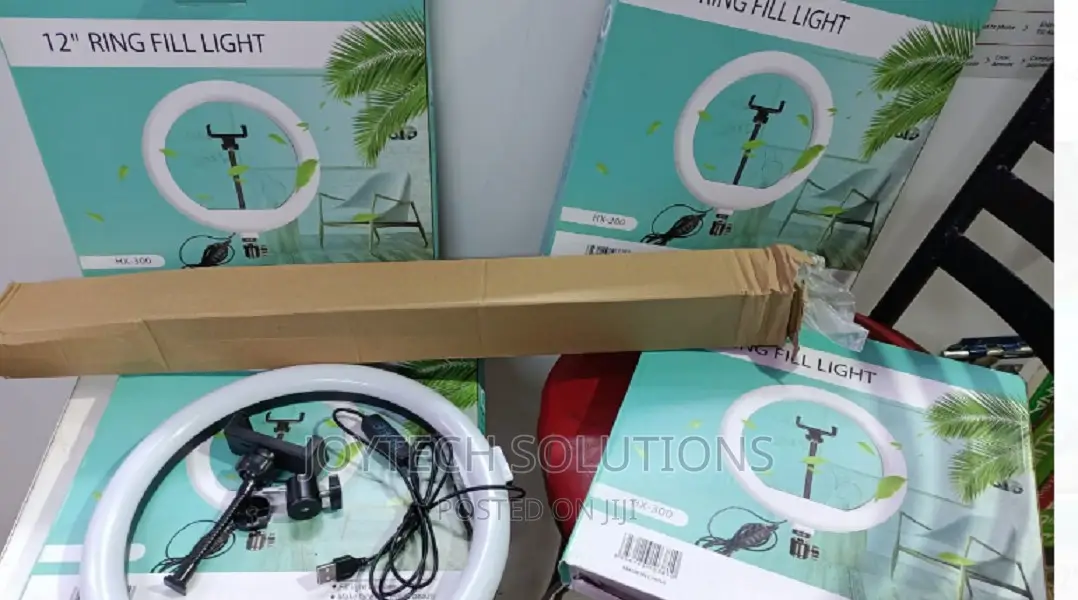 12" Ring Light/Ring Fill Light Bland New Tripod Stand