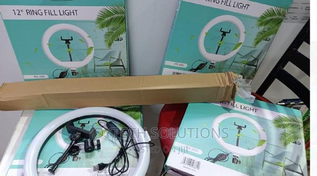 12" Ring Light/Ring Fill Light Bland New Tripod Stand - main view
