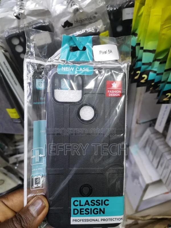 Skytree Bumper Case for Google Pixel 5A 5G (Black, Rugged A - main view