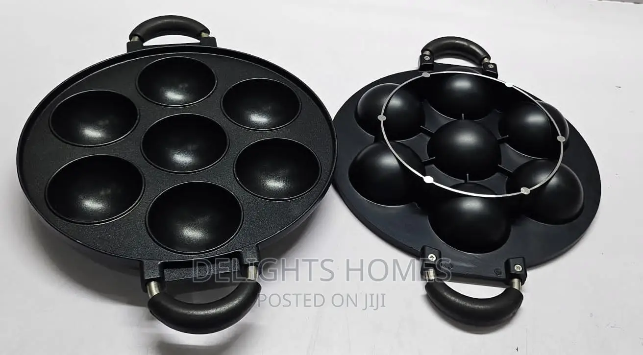 Induction Heavy Vitumbua 7 Slot Pop- Cake Pan