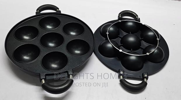 Induction Heavy Vitumbua 7 Slot Pop- Cake Pan