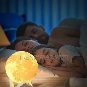 Moon Lamp Night Light Rotating LED Moon