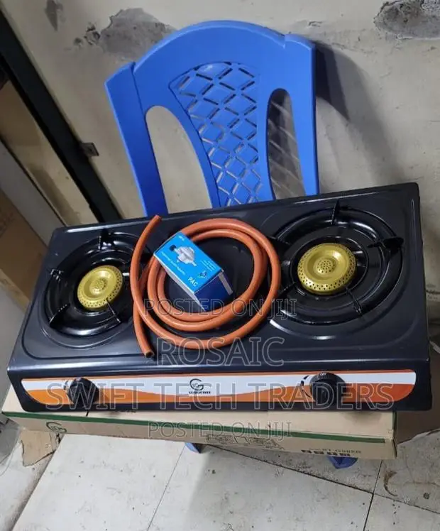 Complete 2gas Stove Burner With Regulator and Pipe