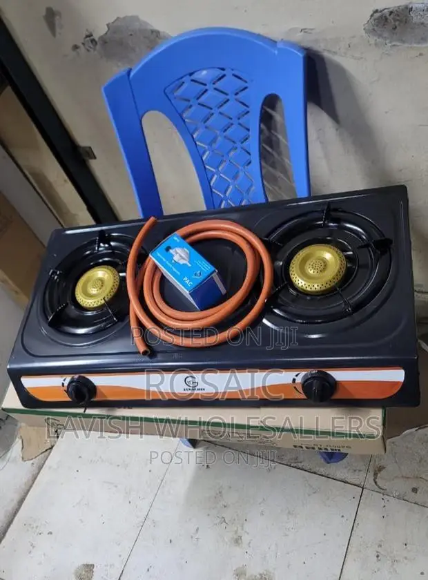 Complete 2gas Stove Burner With Regulator and Pipe