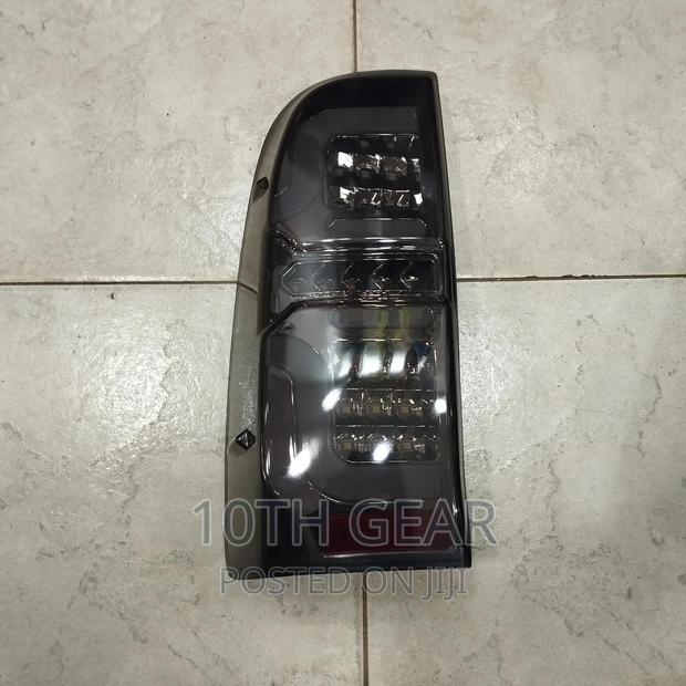 Hilux Vigo Tail Lights Smoked Dynamic LED Tail Lamps Right - main view