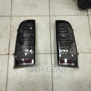 Hilux Vigo Tail Lights Dynamic LED Smoked Tail Lamps