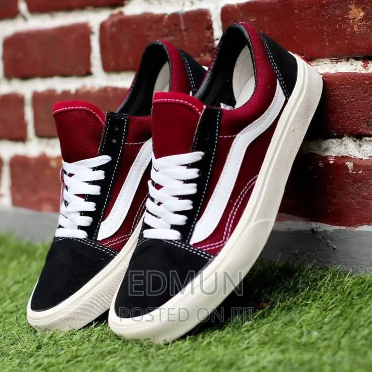 Red Skater Vans Multicolour Shoes
